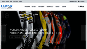 What Leathercollection.com website looked like in 2021 (3 years ago)