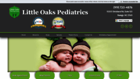 What Littleoakspediatrics.com website looked like in 2021 (3 years ago)