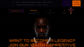 What Legendsbasketballprogram.com website looked like in 2021 (3 years ago)