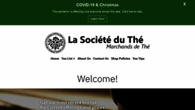 What La-societe-du-the.com website looked like in 2021 (3 years ago)