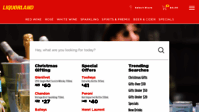What Liquorland.com.au website looked like in 2021 (3 years ago)