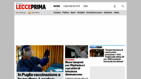 What Lecceprima.it website looked like in 2021 (3 years ago)