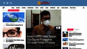 What Lampung.co website looked like in 2021 (3 years ago)
