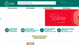 What Lojaraiz.com.br website looked like in 2021 (3 years ago)
