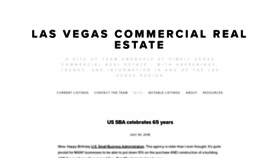 What Lasvegascommercialreal.estate website looked like in 2021 (3 years ago)