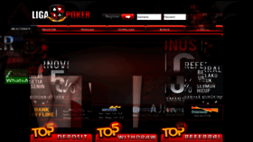 What Ligapoker.com website looked like in 2021 (3 years ago)