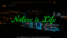 What Lightupfestival.ro website looked like in 2021 (3 years ago)