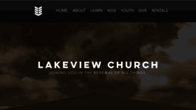 What Lakeviewchurch.com website looked like in 2021 (3 years ago)