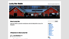 What Luckystarstable.com website looked like in 2021 (3 years ago)