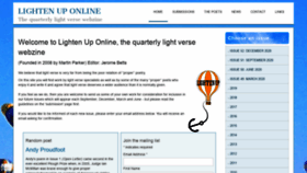 What Lightenup-online.co.uk website looked like in 2021 (3 years ago)