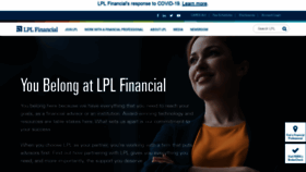 What Lpl.com website looked like in 2021 (3 years ago)