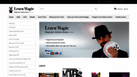 What Learnmagicstore.com website looked like in 2021 (3 years ago)
