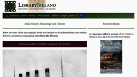 What Libraryireland.com website looked like in 2021 (3 years ago)