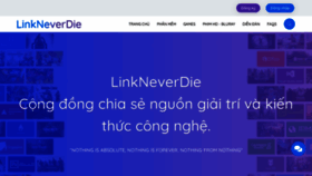 What Linkneverdie.com website looked like in 2021 (3 years ago)