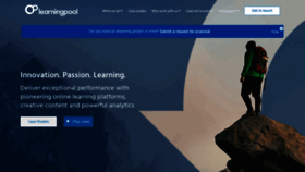 What Learningpool.com website looked like in 2021 (4 years ago)