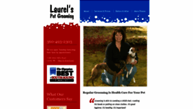 What Laurelspetgrooming.com website looked like in 2021 (3 years ago)