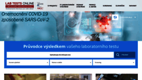 What Labtestsonline.cz website looked like in 2021 (3 years ago)