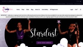 What Littlestarsleotards.co.uk website looked like in 2021 (3 years ago)