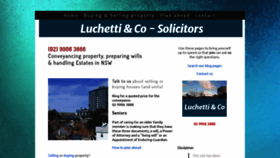 What Luchettilawyers.com.au website looked like in 2021 (3 years ago)