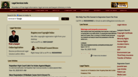 What Legalservicesindia.com website looked like in 2021 (3 years ago)