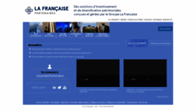 What Lafrancaise-am-partenaires.com website looked like in 2021 (3 years ago)
