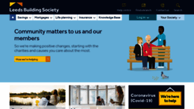 What Leedsbuildingsociety.co.uk website looked like in 2021 (3 years ago)