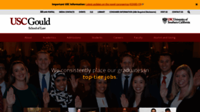 What Lawweb.usc.edu website looked like in 2021 (3 years ago)