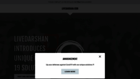 What Livedarshan.com website looked like in 2021 (3 years ago)