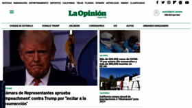 What Laopinion.com website looked like in 2021 (3 years ago)