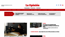 What Laopinion.com.co website looked like in 2021 (3 years ago)