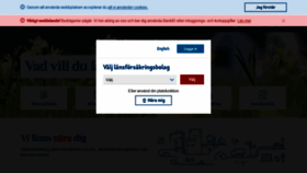 What Lansforsakringar.se website looked like in 2021 (3 years ago)
