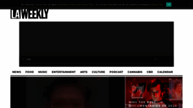 What Laweekly.com website looked like in 2021 (3 years ago)