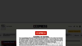 What Lexpress.fr website looked like in 2021 (3 years ago)