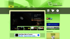 What Linuxmint.com website looked like in 2021 (4 years ago)