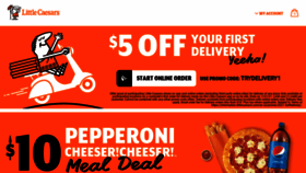 What Littlecaesars.com website looked like in 2021 (3 years ago)