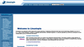 What Linuxtopia.org website looked like in 2021 (3 years ago)