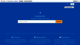 What Lanza.me website looked like in 2021 (3 years ago)