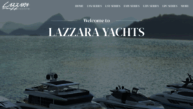 What Lazzarayachts.com website looked like in 2021 (3 years ago)