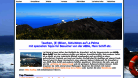 What La-palma-tauchen.de website looked like in 2021 (3 years ago)