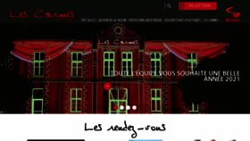 What Lescarmes.fr website looked like in 2021 (3 years ago)