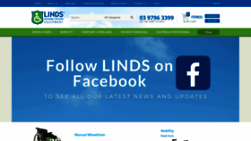 What Lindsrehab.com.au website looked like in 2021 (3 years ago)