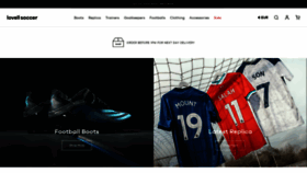 What Lovellsoccer.ie website looked like in 2021 (3 years ago)