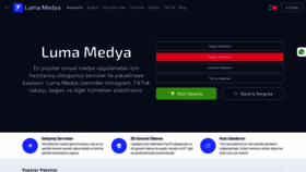 What Lumamedya.com website looked like in 2021 (3 years ago)