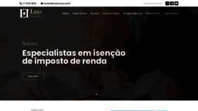 What Linoadvocacia.com.br website looked like in 2021 (3 years ago)