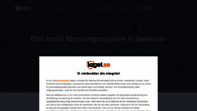 What Laget.se website looked like in 2021 (3 years ago)