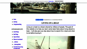What Living-aboard.com website looked like in 2021 (3 years ago)
