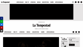 What Latempestad.mx website looked like in 2021 (3 years ago)