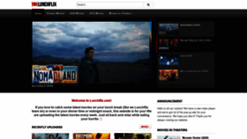 What Lunchflix.org website looked like in 2021 (4 years ago)