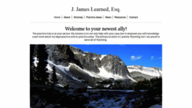 What Learnedlawfirm.com website looked like in 2021 (4 years ago)