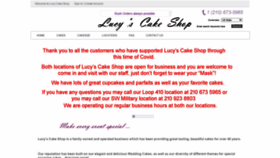 What Lucycakeshop.com website looked like in 2021 (3 years ago)